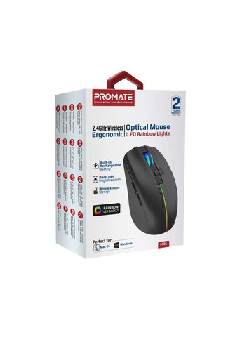 Мышь беспроводная Kitt Black Promate (336956032)