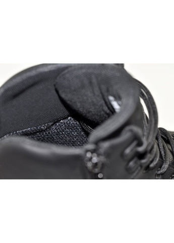 Черные зимние кожаные термо ботинки Bumer