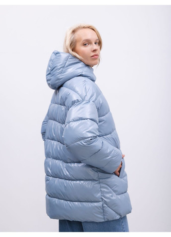 Комбинированная демисезонная куртка 0800212407al голубая Alvo