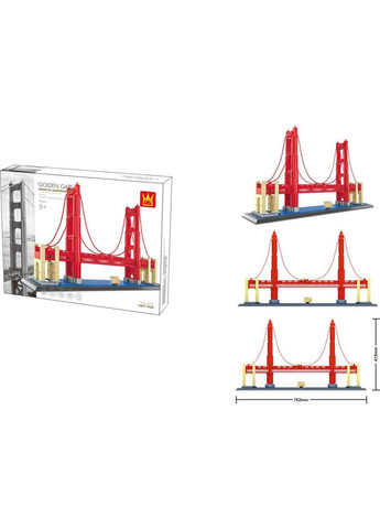 Конструктор Мост Золотые Ворота, США (m201751) Wange Міст Золота Брама, США (367071278)