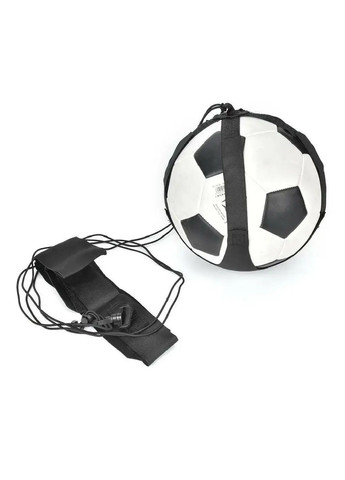 Тренажер пояс с резинкой футбольный для отработки ударов передач спортивный инвентарь (476903-Prob) Черный Unbranded (292549910)