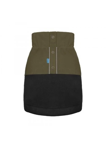 Флісова кофта для собак XL чорний/оливковий No Brand (378134760)