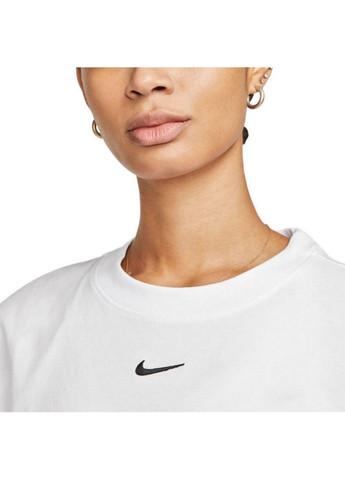 Белая спортивная с логотипом юбка Nike