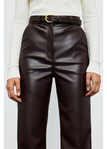 Штани з екошкіри tall 872 Papaya (363318175)