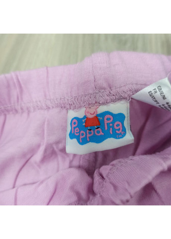 Бузкова всесезон піжама для дівчинки peppa pig best friends бузкова, бавовна, розмір 122/128 Lupilu