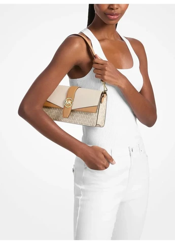 Сумка Greenwich Medium Signature Logo Convertible Crossbody Bag Michael Kors (390100795)