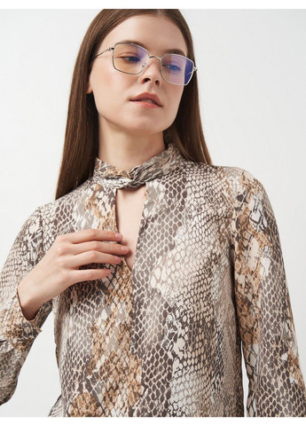 Сіро-бежева демісезонна блуза H&M