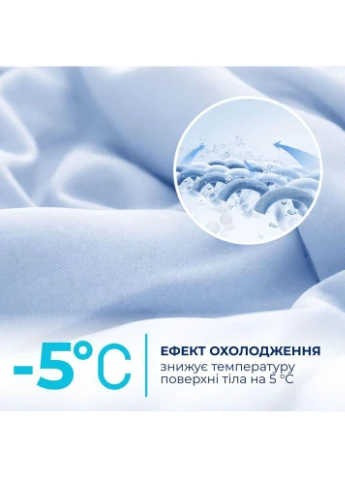 Ковдра літня охолоджувальна 140х210 см для спекотних ночей і нічної пітливості, повітропроникна, м'яка, легка, шовковиста IDEIA (377180165)