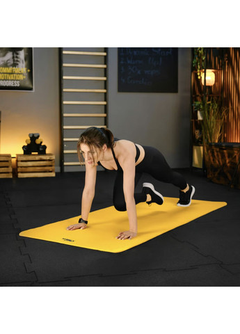 Коврик для йоги TX-019NGM NBR 1см 190х80 желтый TREX Sport (361951381)