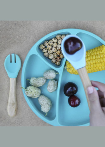 Ложка та виделка Dig In Bubble Beige () MinikOiOi 101060060 (335030310)