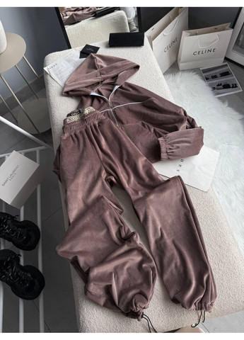 Костюм 309 велюр на хутрі штани та кофта Україна (370642872)