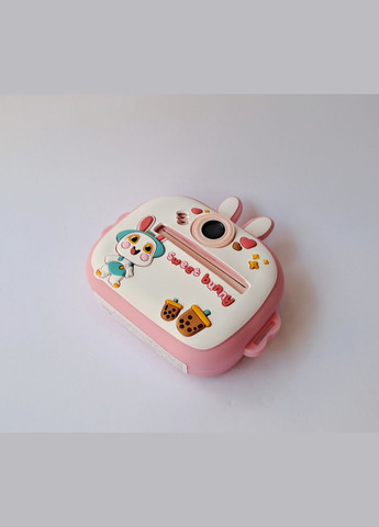 Дитячий фотоапарат з миттєвим друком Зайчик JE-7678 No Brand (337177404)