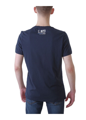 Синяя футболка-футболка мужская для мужчин Camp David