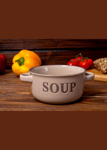 Бульйонниця Style 600 мл Коричнева (JH5233-2) Limited Edition (280946474)