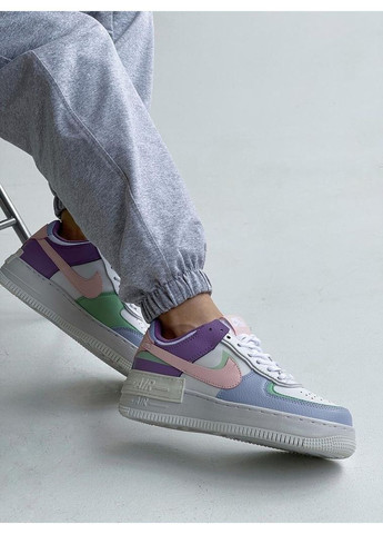 Цветные демисезонные кроссовки мужские nike air force 1 shadow multicolor 5 найк аир форс 1 премиум No Brand