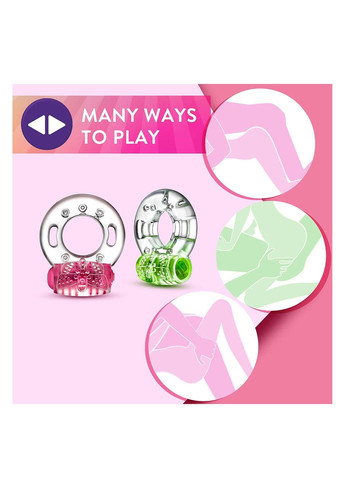 Ерекційне віброкільце PLAY WITH ME AROUSER VIBRATING CRING PINK Blush (297399031)