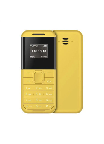 Мини мобильный телефон AIEK BM222 2SIM Желтый Home (288578989)