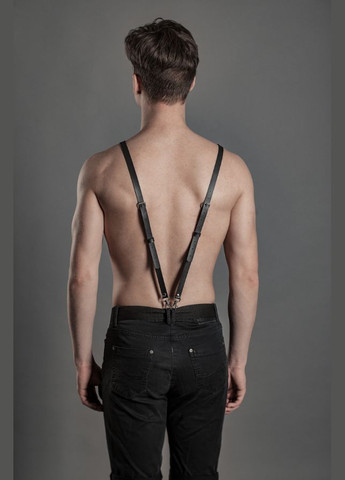 Натуральная кожа мужская портупея подтяжки крест из кожи Needle 258 No Brand (296492312)