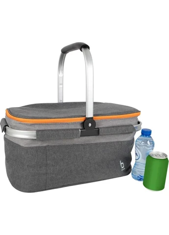 Термосумка Cooler Basket 26 Liters Grey (6702978) (DAS303299) Bo-Camp (397952672)