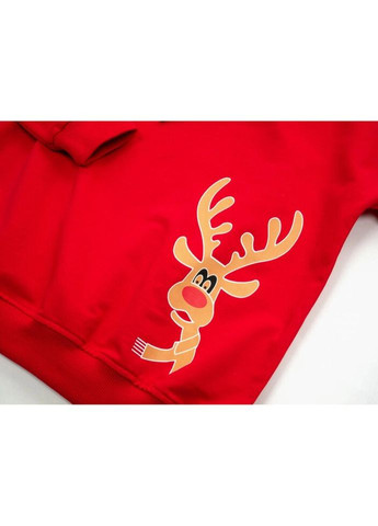 Кофта худи с оленем (22161-164-red) Toontoy (301142558)