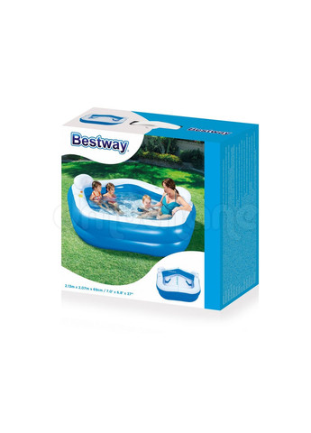 Басейн надувний дитячий 54153 213x206х69 см Bestway (356460658)