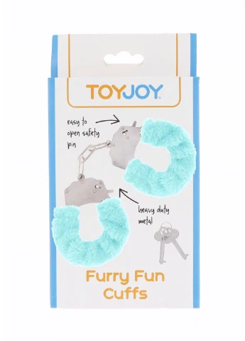 Наручники Furry Fun Cuffs, 28 см (голубой) Toy Joy (374627865)