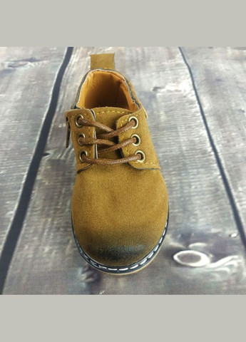 Туфлі дитячі еко-замша WSX коричневі No Brand (303612733)