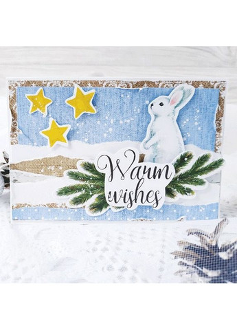 Набір для створення вітальних листівок "Новорічні побажання" FDGCK-001 в асортименті Fabrika Decoru (364630909)