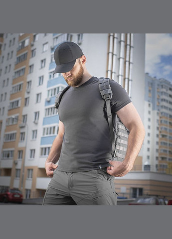 Футболка бавовняна чоловіча 93/7 Dark Grey M-TAC (333984562)
