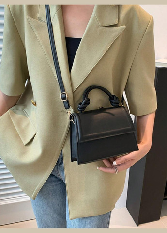 Жіноча сумка 9492 крос-боді чорна No Brand (313235617)