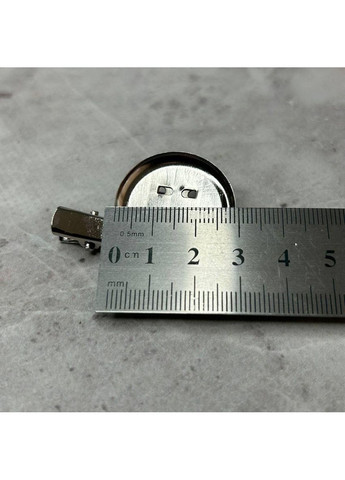 Основание для броши с зажимом 30 мм - серебро Plus-plus (352751655)