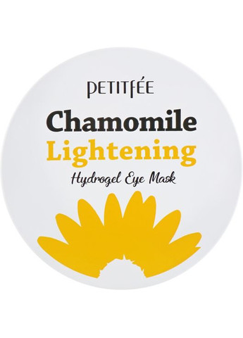 Гідрогелеві освітлювальні патчі для очей з екстрактом ромашки Chamomile Lightening Hydrogel Eye Mask 60шт (588237-812) Petitfee & Koelf (368619779)
