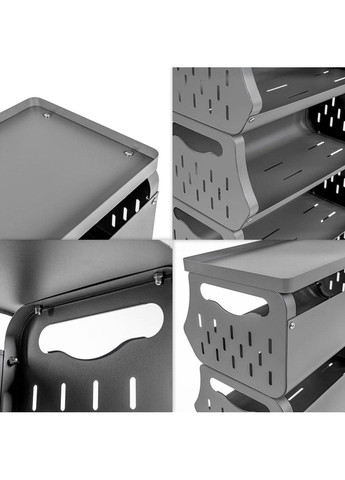 Стелаж універсальний для зберігання чотириярусний 60х30х77см love-shopping Sticker Wall (354655437)