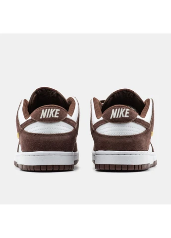 Кроссовки женские и мужские NIke SB Dunk Low Sail Red Sepia-Metallic Gold | Найк СБ Данк низкие коричневые No Brand коричневые демисезоны (392545816)