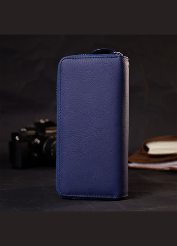 Вместительный женский кошелек-клатч с двумя отделениями на молниях 18,5х9,5х4 смST Leather 19431 st leather (329198041)