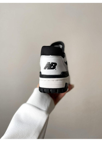 КРОСІВКИ ЖІНОЧІ NEW BALANCE 550 BLACK WHITE НЬЮ БЕЛАНС 550 No Brand чорні демісезони (368855789)