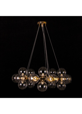 Люстрая молекула на 25 лампочек с плафонами 91001/25P/FGD No Brand (354229794)