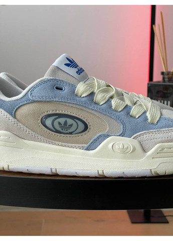 Голубые демисезонные кроссовки мужские и женские adidas adi2000 x 'blue dawn' | адидас ади 2000 голубые No Brand