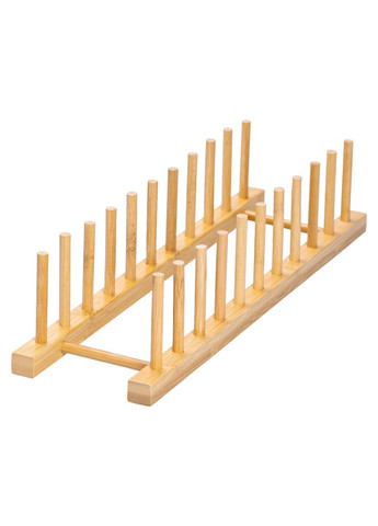 Підставка для тарілок та кришок 45×11×9.5 (см) дерев'яна на кухню HB-40-14 Yiwu (371480768)