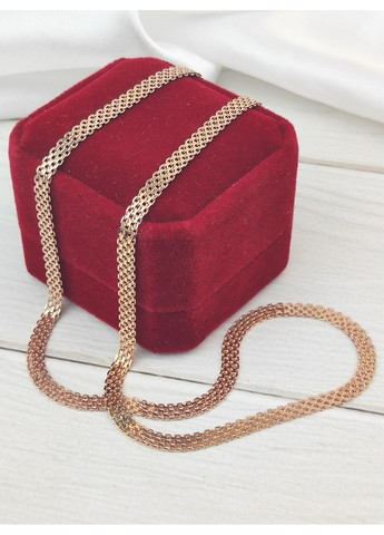 Серебряная цепочка 925 пробы в позолоте Бисмарк якорный 45 см No Brand (366664911)