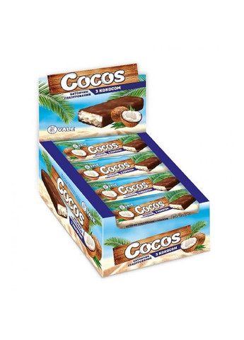 Поживній Кокосові Батончики Cocos Bar - 20x100г Vale (278650164)