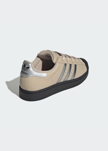 Кроссовки Superstar II adidas бежевые всесезоны (340292094)
