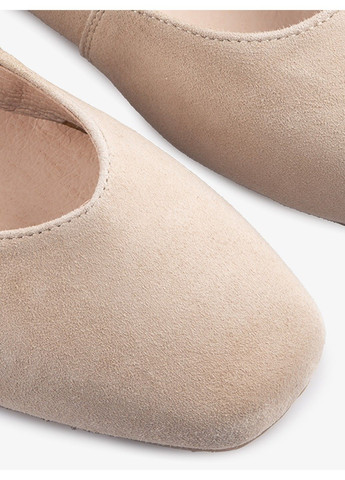 Женские женские балетки 1101309 Buts | бежевые натуральная замша (325114551)