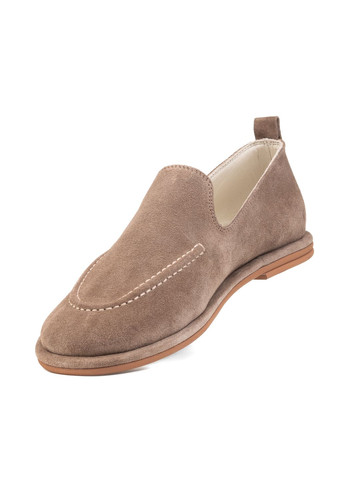 LaBellini Женские Лоферы (1100ТZ) серо-бежевый з натуральная замша, китай — (328915909)