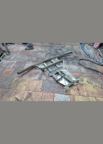 Передний силовой бампер, кенгурятник для ВСУ Nissan (343215907)