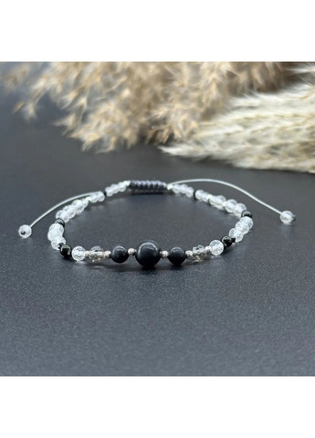 Браслет талісман для знаку зодіаку Козеріг з натурального каміння на затяжці d-6х4-3-2мм+- No Brand Браслет (360564178)