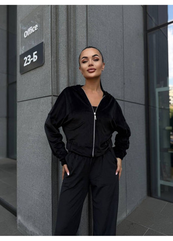 🔸Жіночий велюровий костюм (кофта на блискавці + штани) — заміри в описі GD/GL Модний простір (360978868)