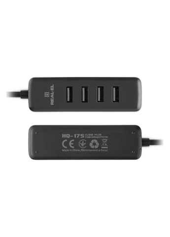 USB-хаб HQ-175 4 ports Real-El (396717947)