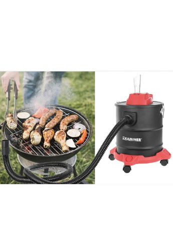 Пилосос термостійкий промисловий для золи з HEPA фільтром функцією струменя колесами 34х34х48 см 20 л 1600 Вт (478026-Prob) Unbranded (301731447)