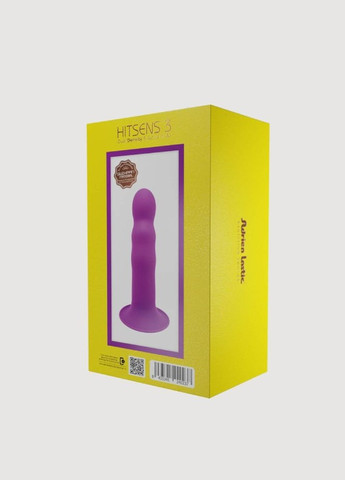 Фалоімітатор термореактивний Adrien Lastic Hitsens 3 фіолетовий No Brand (330617816)